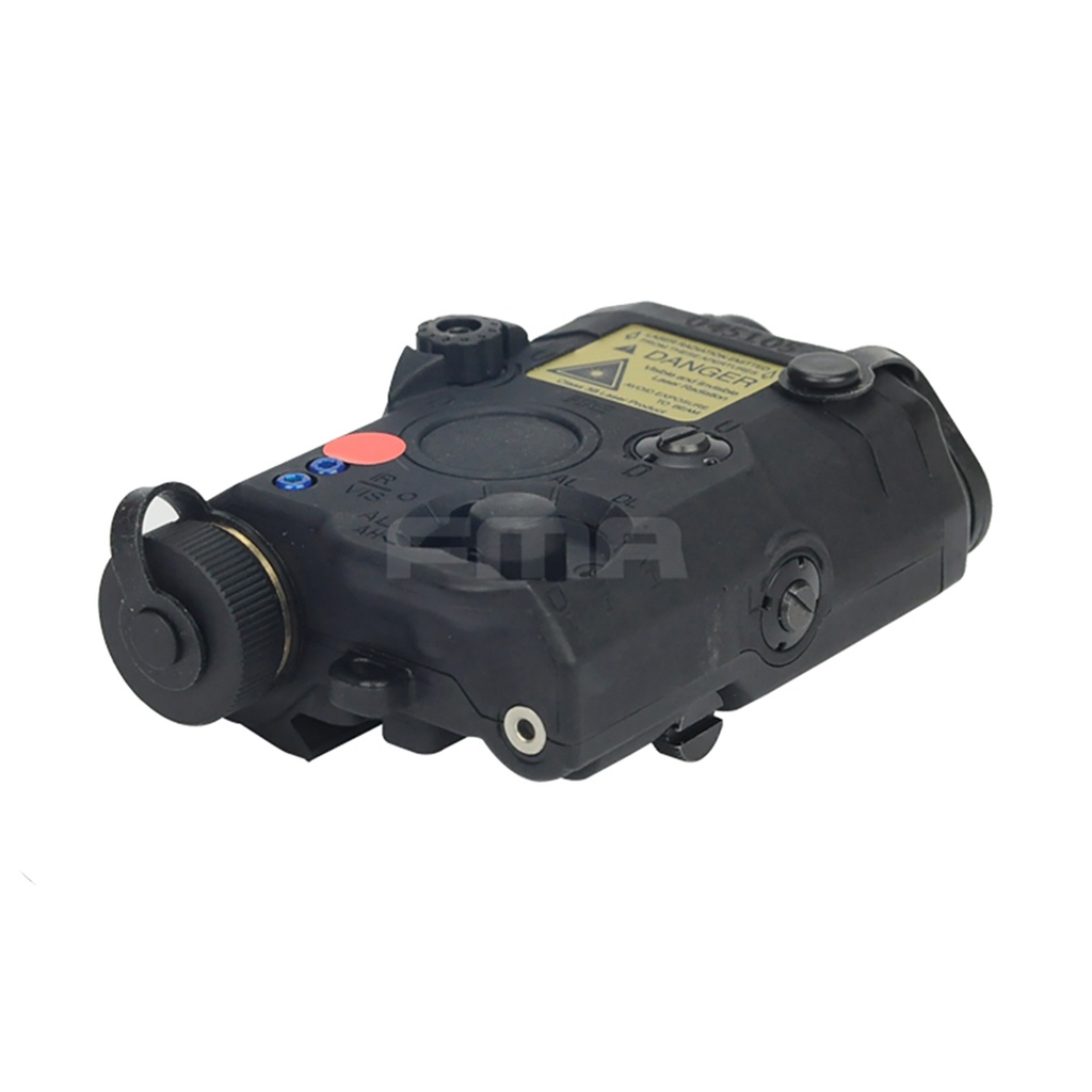 AN/PEQ-15 LED+LASER ROJO +IR NEGRO FMA
