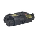 AN/PEQ-15 LED+LASER ROJO +IR NEGRO FMA