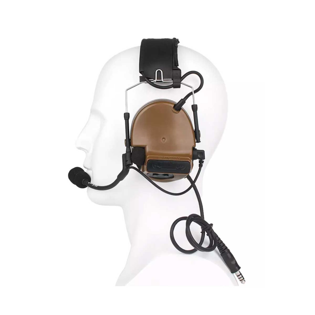 Auriculares TAC-SKY Comtac III almohadillas silicona - Coyote