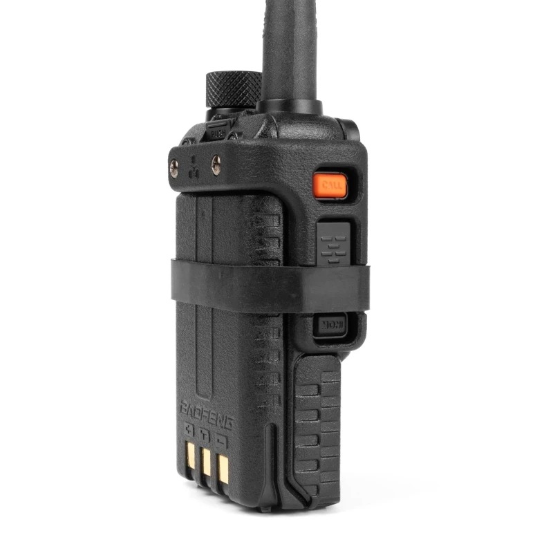 Tridos Baofeng UV-5R PTT Guard and Volume Dial Knob - Black