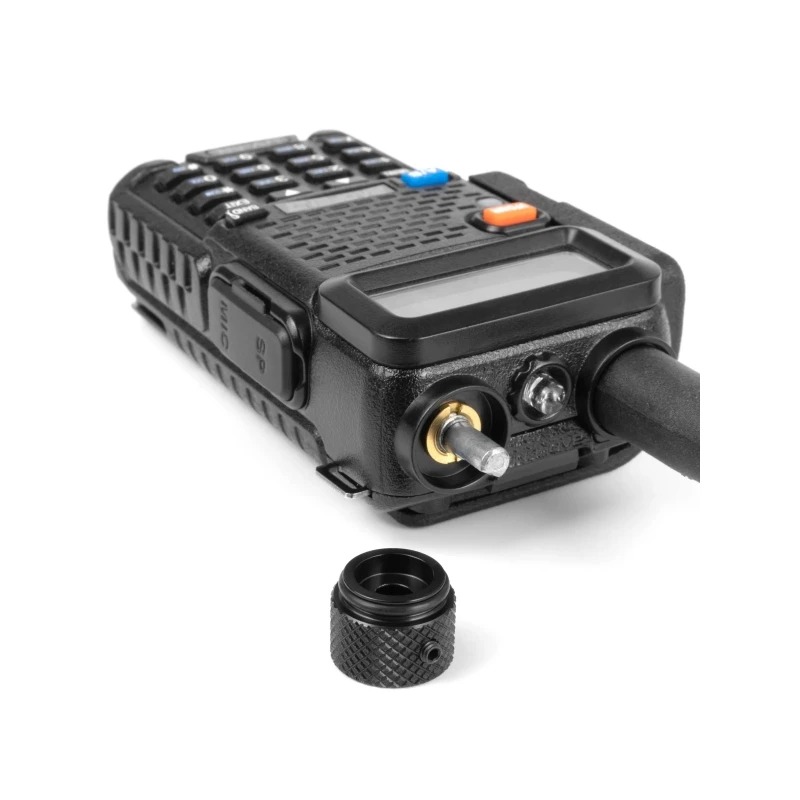 Tridos Baofeng UV-5R PTT Guard and Volume Dial Knob - Black