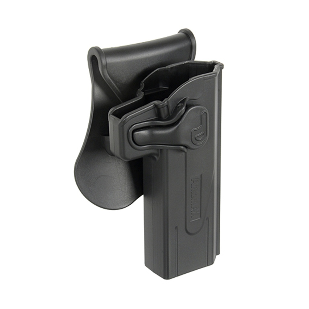 PISTOLERA FUNDA PISTOLA RIGIDA AMOMAX HI-CAPA NEGRA