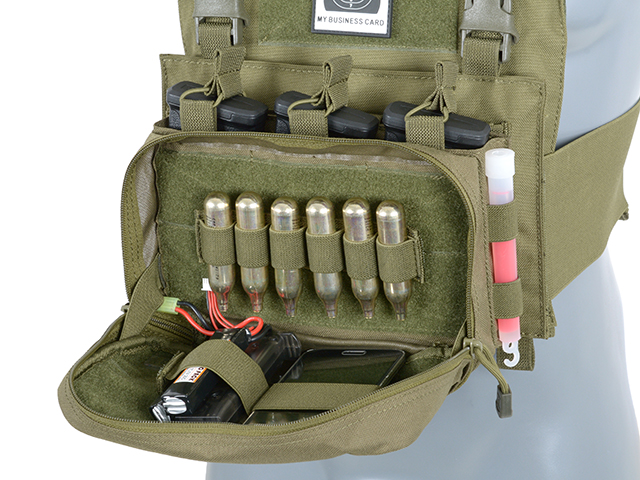 POUCH MOLLE TRIPLE RIFLE MAG/GP POUCH - MC