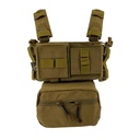 Chaleco Conquer Mini Chest Rig - Coyote Brown