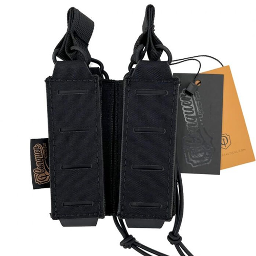 Pouch Conquer Doble Pistola - Negro