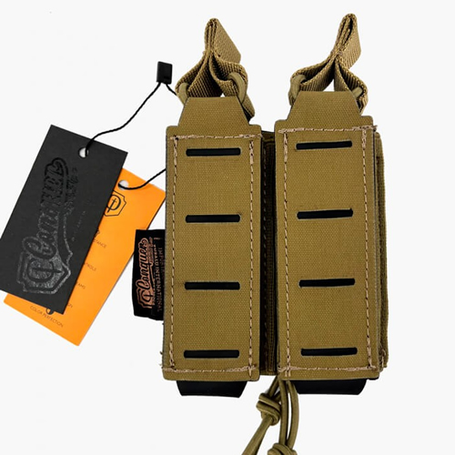 Pouch Conquer Doble Pistola - Tan