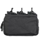Pouch molle triple rifle MAG/GP - Negro