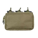 POUCH MOLLE TRIPLE RIFLE MAG/GP POUCH - OD