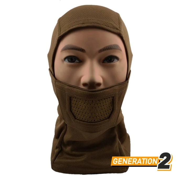Balaclava Fullface Warrior - Cygnus - Coyote