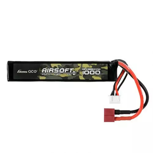 Bateria Lipo Gens Ace 11,1v 1000mah 25C Stick Tdean