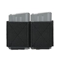 Pouch insert elastico doble para AR-10/SR25 - Negro