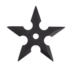 Estrella Shuriken Goma 5 Puntas