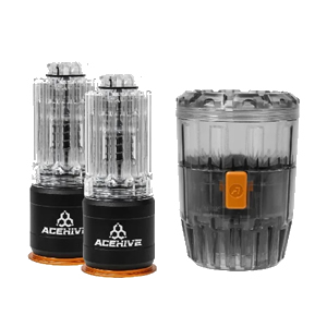 Pack Acehive 2 Granadas 40mm de 80 bbs con Spawner Speedloader Acetech