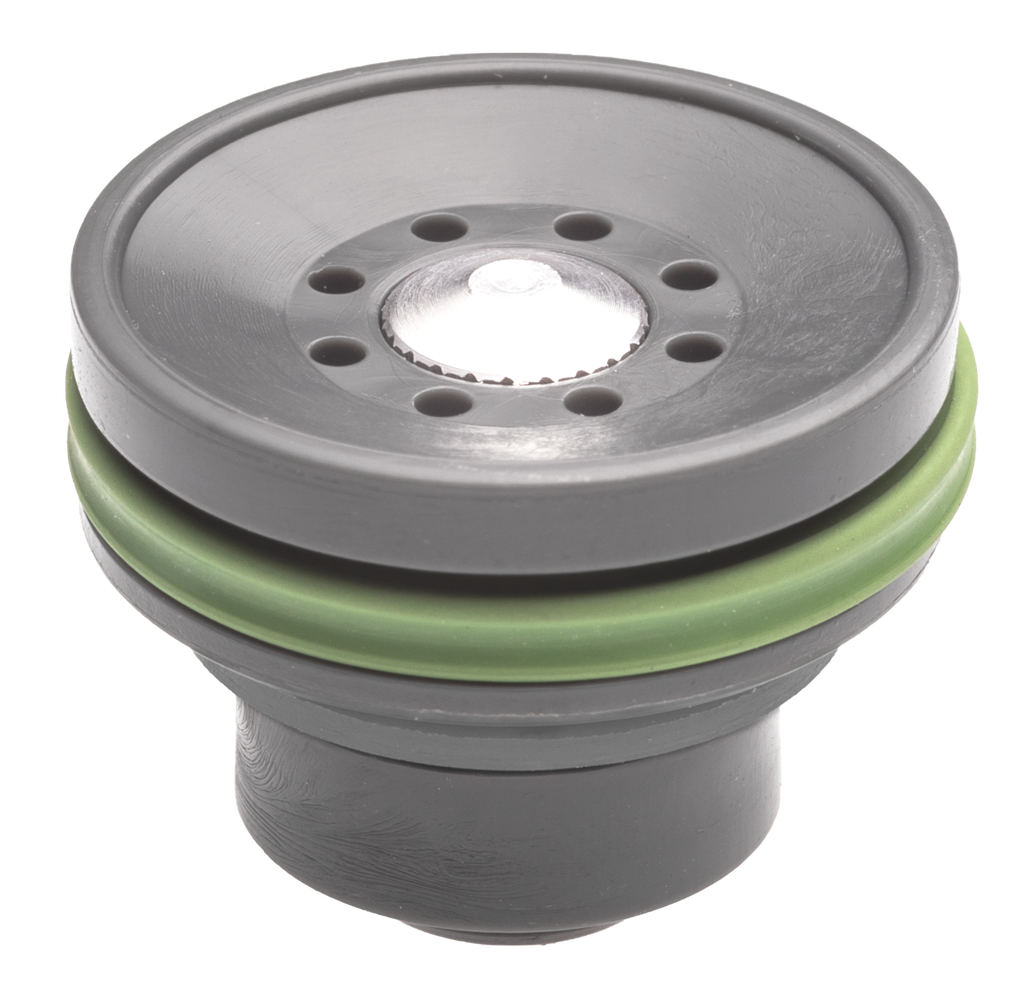 Reinforced technopolymer piston head designed for high rof and to increase the silence of the aeg (XPAVP)