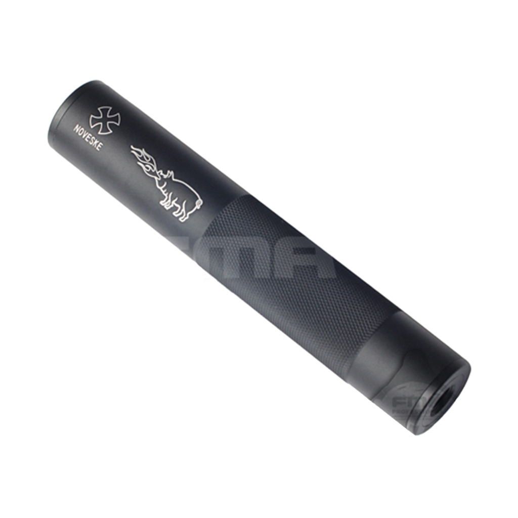 SILENCIADOR FMA NOVESKE FORCE LARGO198MM NEGRO