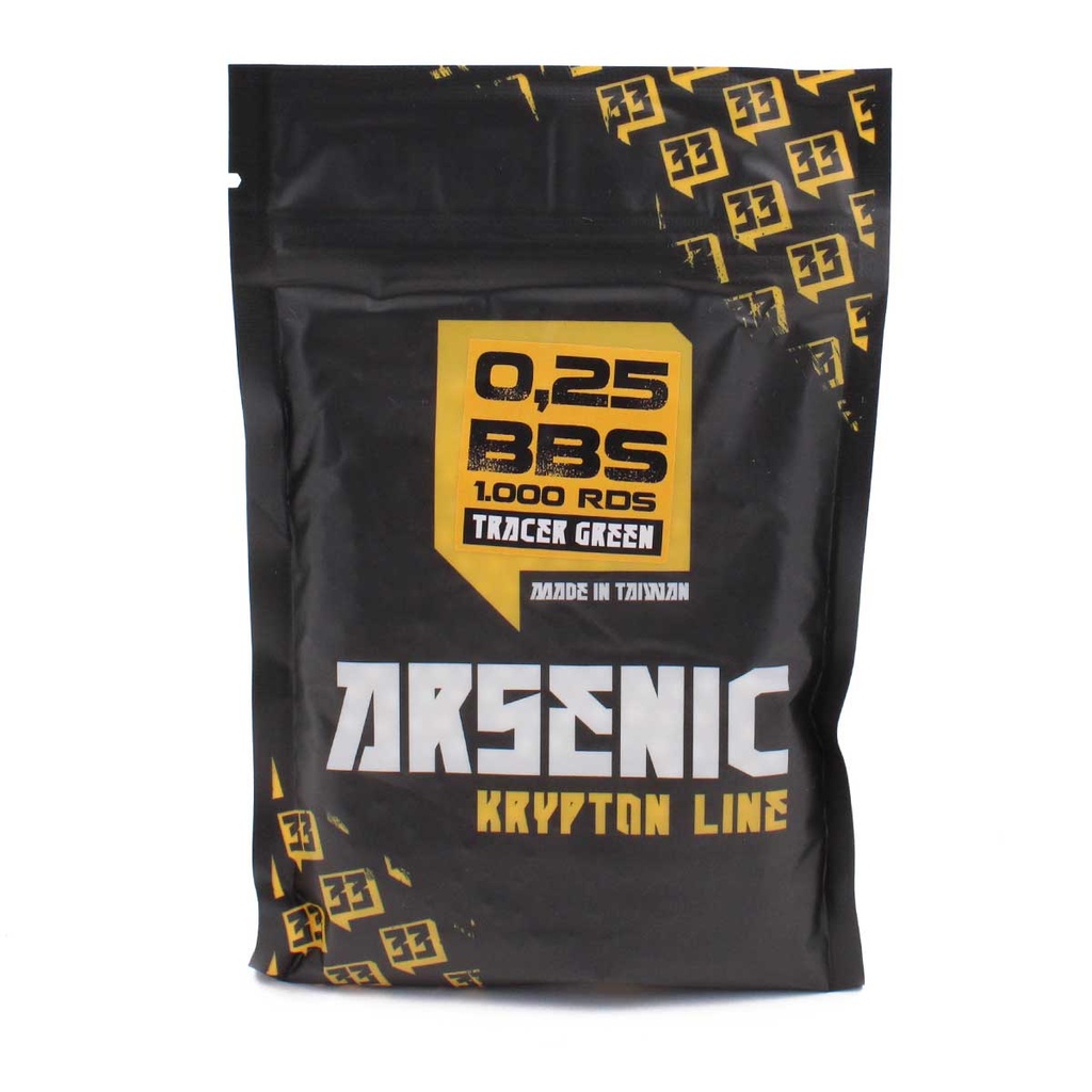 BOLAS BBS ARSENIC KRYPTON TRAZADORA 0.25 1000RDS VERDE