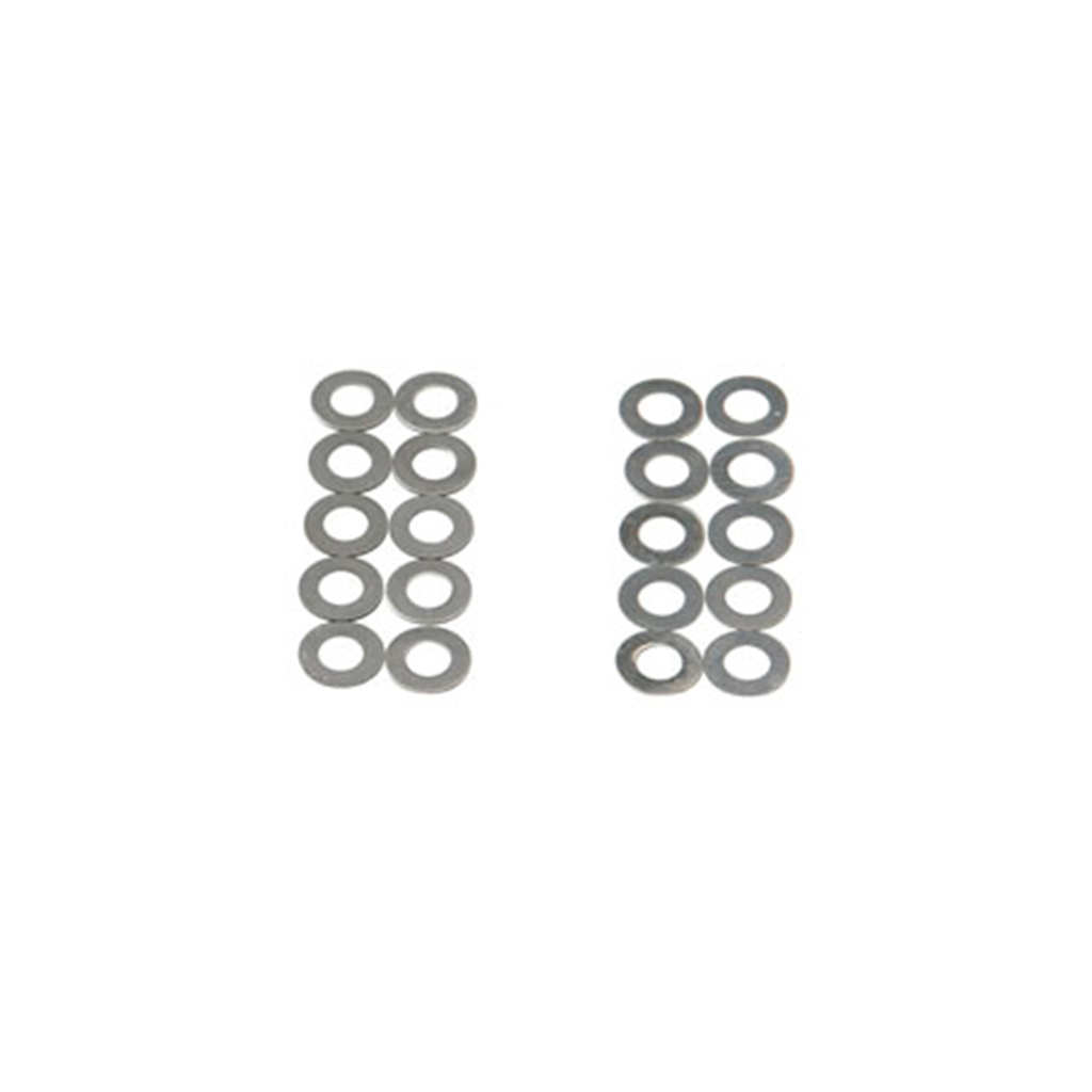 ARANDELAS ASG 0.15MM 10PCS 0.30 MM 10PCS PLATA