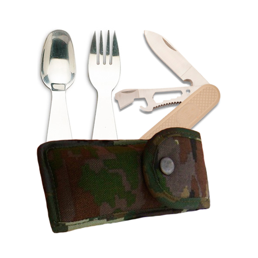 CUBIERTO MILITAR NAVAJA C/FUNDA CORDURA PIX.BOSCOSO