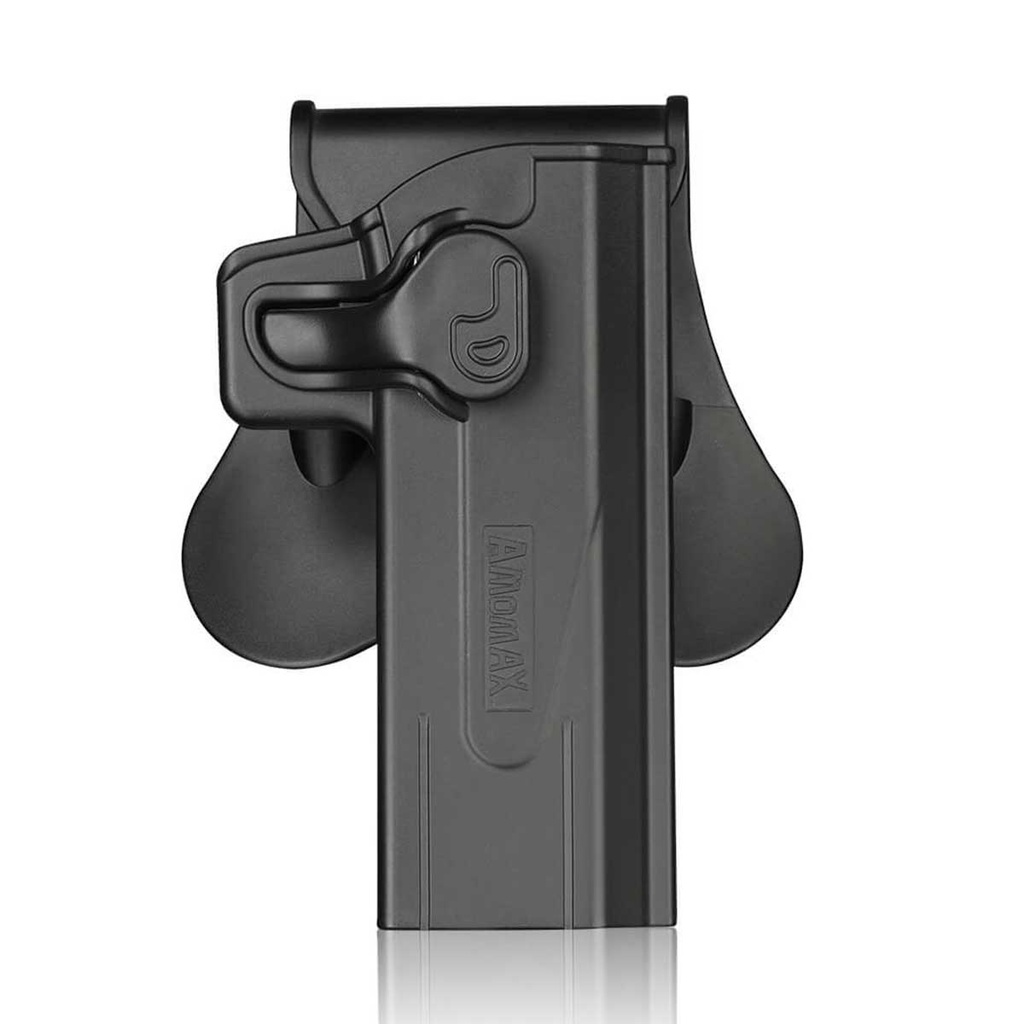 PISTOLERA FUNDA PISTOLA RIGIDA AMOMAX HI-CAPA NEGRA