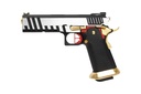 Pistola GBB AW Custom HX2001 Full Plata – Gas y CO₂