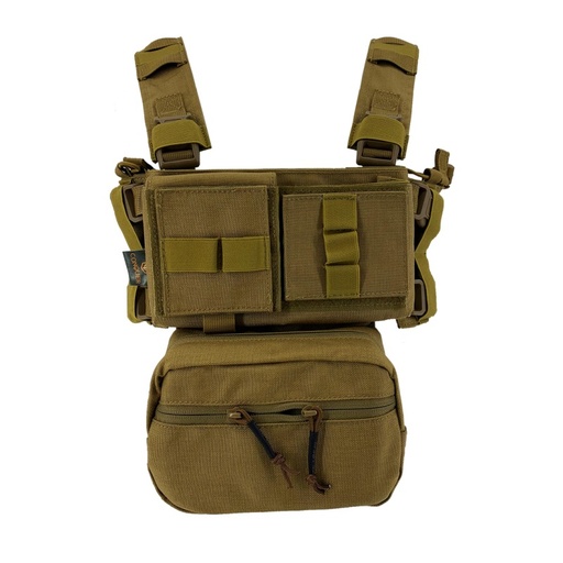 [CZ1206] Chaleco Conquer Mini Chest Rig - Coyote Brown