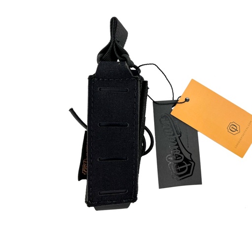 [rtyuirtyu234] Pouch Conquer Simple Pistola - Negro