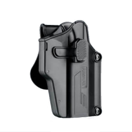[2-R2UH100/AM-UH] Pistolera Amomax Per-fit uni - Negro