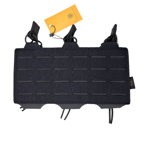 [CZ10133] Pouch triple M4 corte laser Conquer - Negro