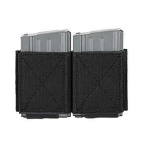 [INS02-SR25] Pouch insert elastico doble para AR-10/SR25 - Negro