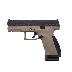 [19924] Pistola ASG CZ P-10C Optics Ready CO2 Dual-Tone - Negro/FDE
