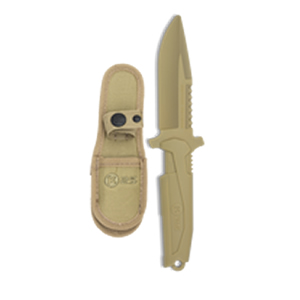 [32464] Cuchillo Goma K25 con funda 32464 - Tan