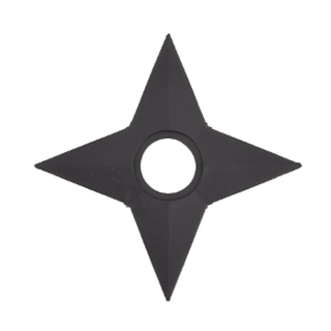 [32518] Estrella Shuriken Goma 4 Puntas