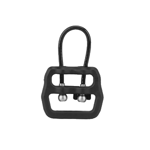 [WOSP185] Enganche de correa tipo Uloop 1- Wosport - Negro