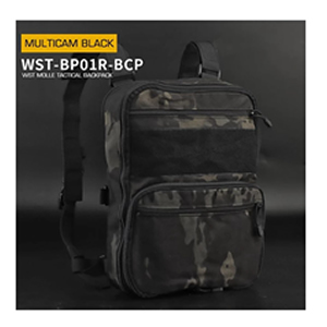 [WOSP175-BMC] Mochila Tactical backpack WST Flat Pack - Multicam black