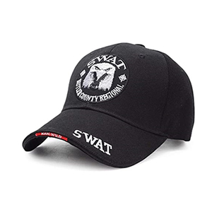 [3105] Gorra Beisbol Swat Águila - Negro