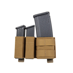 [WSP-19-039491-00] Pouch porta cargador doble pistola y simple rifle Wosport - Coyote