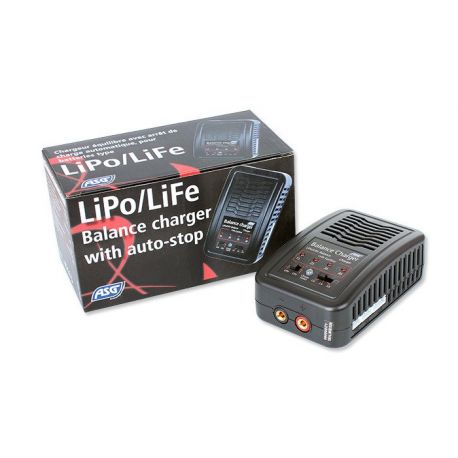 [17942A] Cargador ASG LiPo LiFe 3A 20W – Balanceador automático airsoft