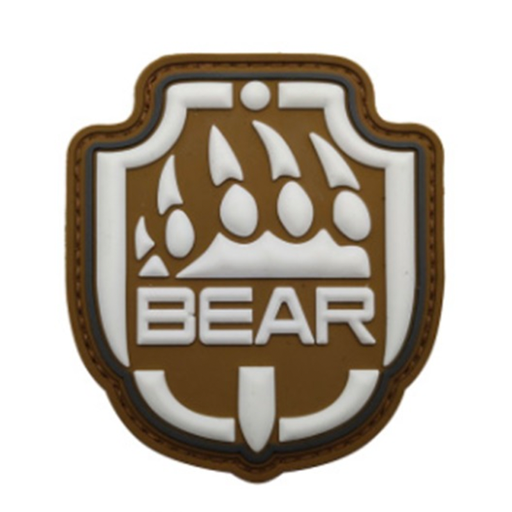 [5482] Parche flourescent BEAR CLAW TAN