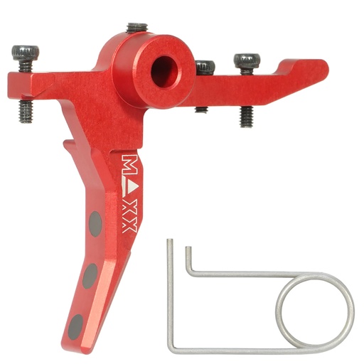 [MXTRG011SCR] Gatillo Maxx Model CNC Advance Speed Style C para MTW - Rojo