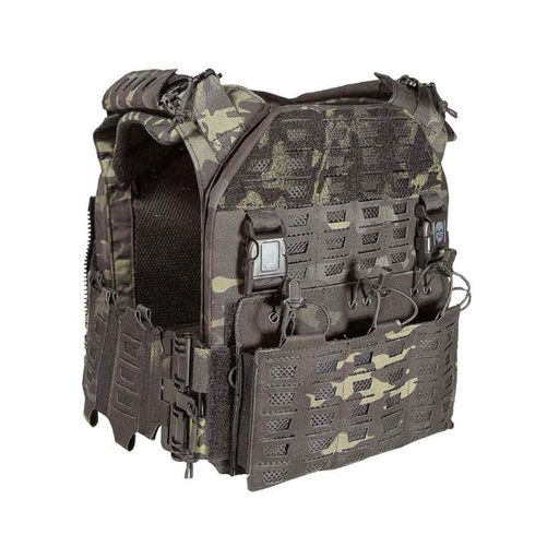 [a4010] CHALECO CORSO DRAKE MK4 MULTICAM  BLACK