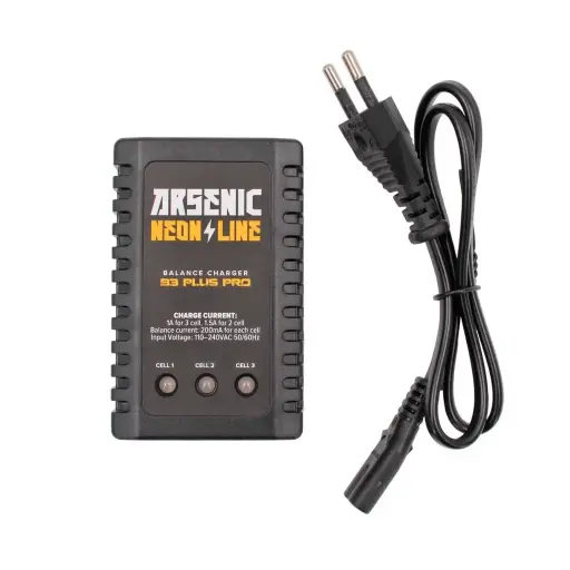[ARS-2010] CARGADOR BALANCEADOR LIPO 2-3 CELDAS 7.4V/11.1V arsenic